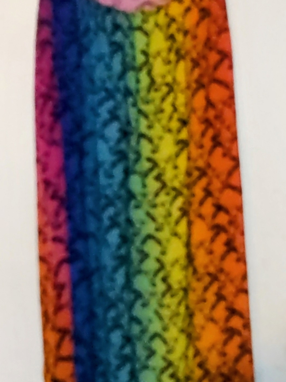 Kurt Geiger Rainbow Gradient High-Low Dress in Purple, Pink, Yellow, Green, Blue - Picture 8 of 12